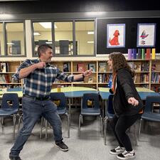 Halq'eméylem Games A Version of Rock Paper Scissors