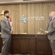 Trustee Kaler swearing in ceremony